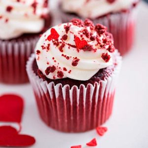 receta cupcakes de red velvet