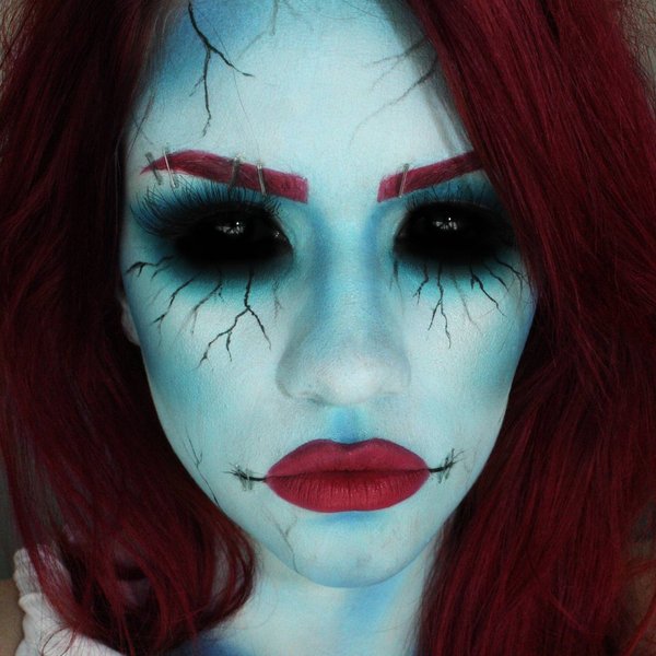 Maquillaje para Halloween terrorífico