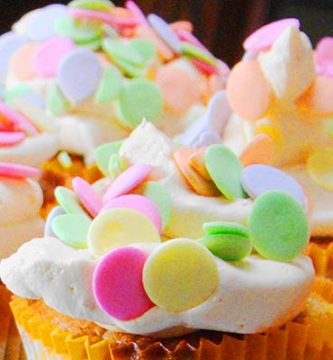 receta cupcakes rellenos de halloween