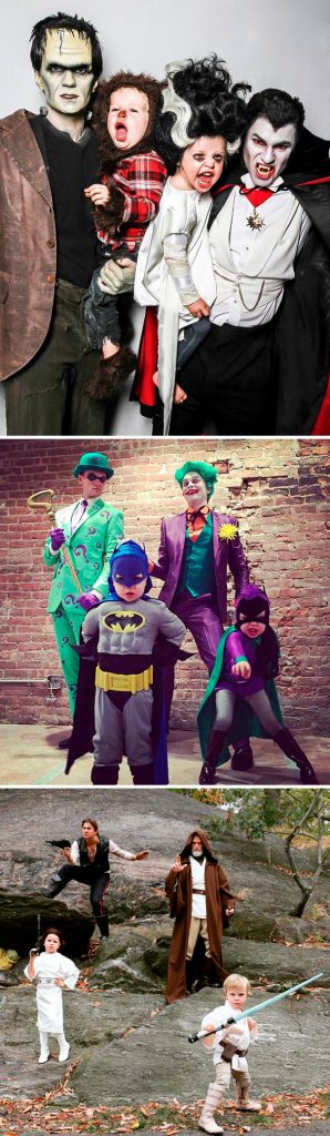 disfraz de halloween para familia Villanos Batman
