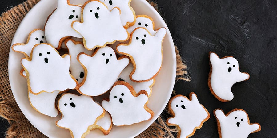 receta galletas de fantasma para halloween