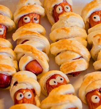 receta momias de salchicha